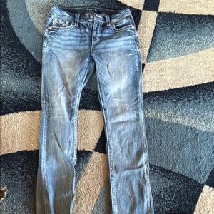 Miss Me Light Blue Straight Leg Jeans